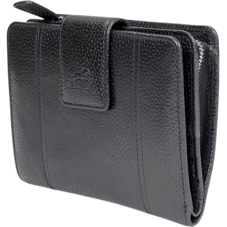 Mancini Fifth Avenue RFID Secure Medium Clutch Wallet