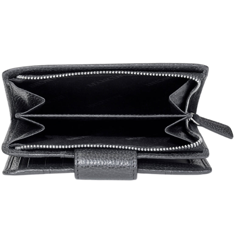 Mancini Fifth Avenue RFID Secure Medium Clutch Wallet