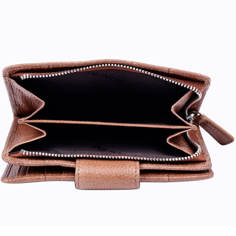 Mancini Fifth Avenue RFID Secure Medium Clutch Wallet