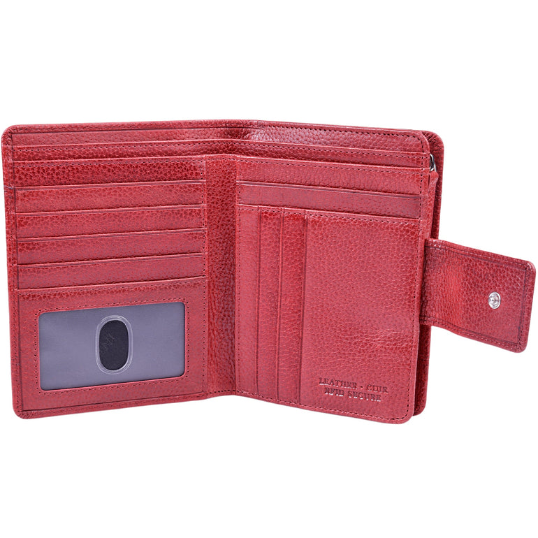 Mancini Fifth Avenue RFID Secure Medium Clutch Wallet