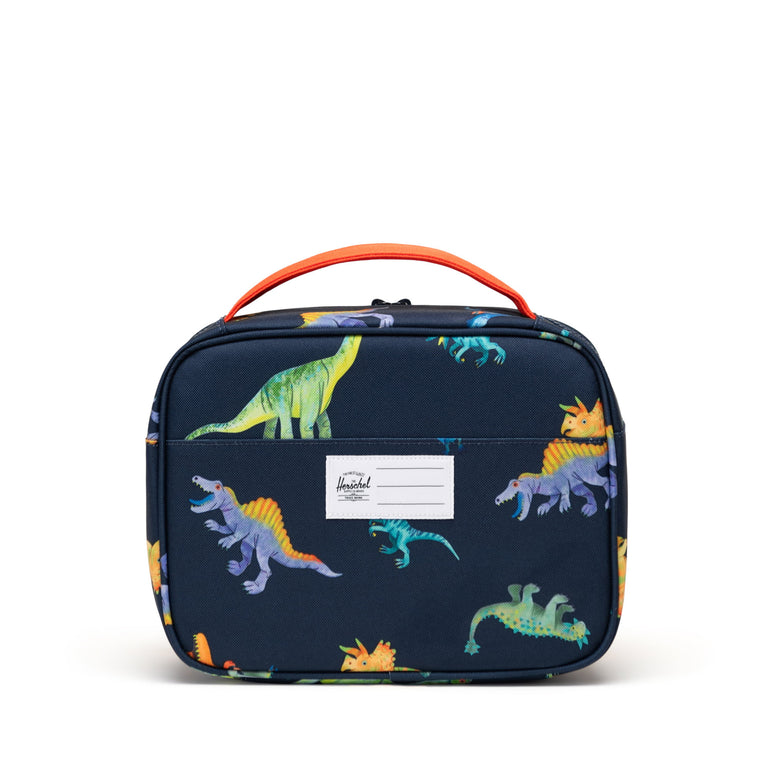 Herschel Pop Quiz Lunch Box Little Herschel - Watercolour Dinos Darkest Navy