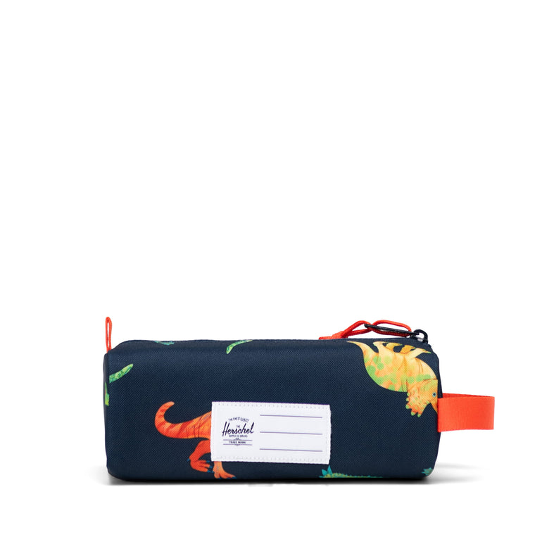 Herschel Settlement Pencil Case Little Herschel - Watercolour Dinos Darkest Navy