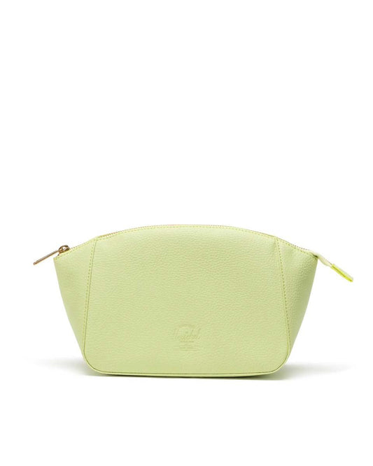 Herschel Milan Trousse de toilette en cuir végétalien - Shadow Lime