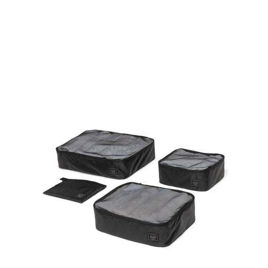 Herschel Kyoto Cubes de rangement - Black Tonal
