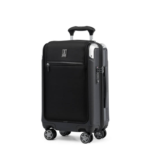 Travelpro Platinum® Elite Valise cabine compacte pour affaires avec expansion, à coque rigide et à roulettes