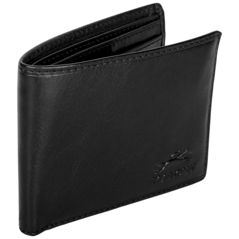 Mancini Pelle D’oro RFID Secure Left Wing Billfold