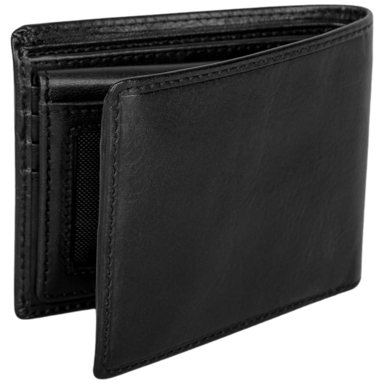 Mancini Pelle D’oro RFID Secure Left Wing Billfold