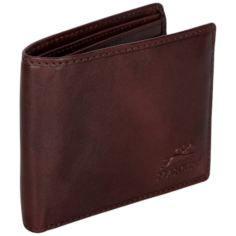 Mancini Pelle D’oro RFID Secure Left Wing Billfold