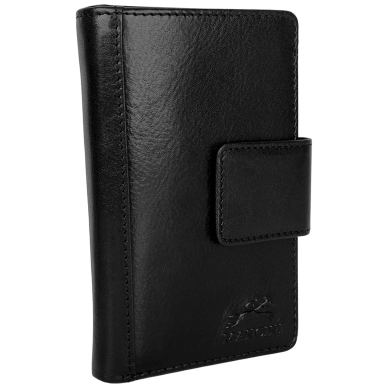 Mancini Pelle D’oro RFID Secure Medium Clutch Wallet