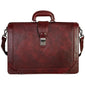 Mancini Pelle D’oro Luxurious 17.3” Laptop Litigator Briefcase