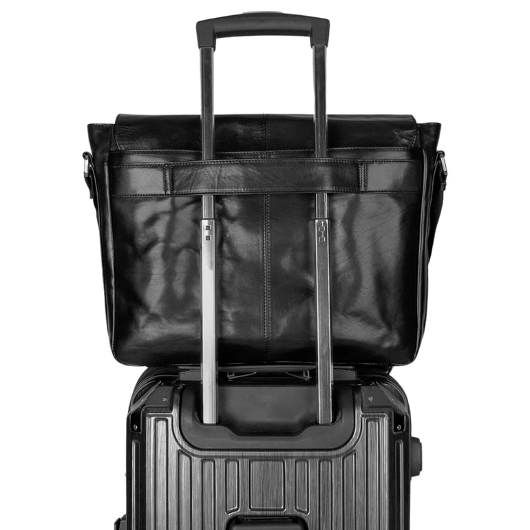 Mancini Pelle D’oro 15” Laptop / Tablet Messenger Bag