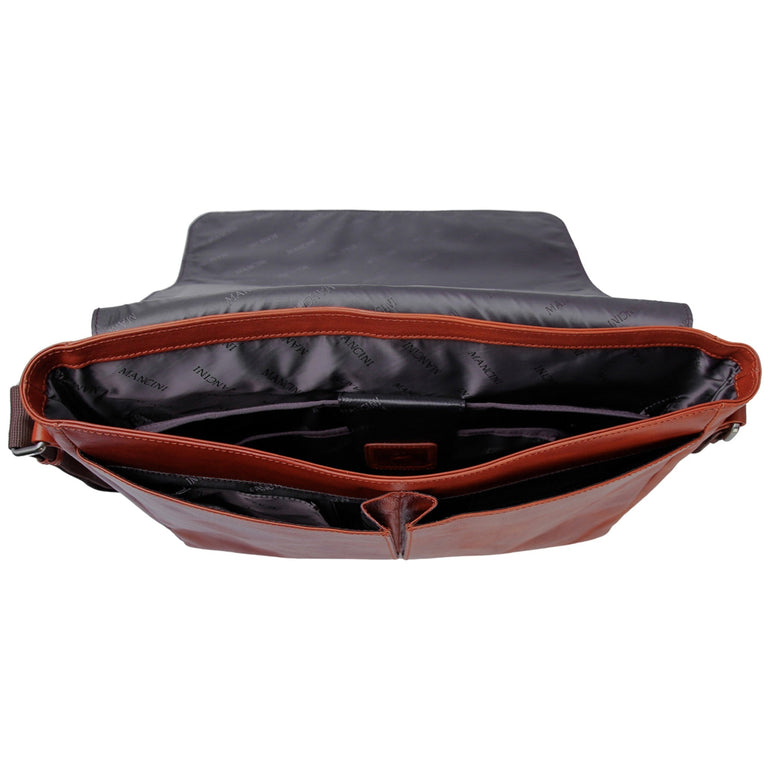 Mancini Pelle D’oro 15” Laptop / Tablet Messenger Bag