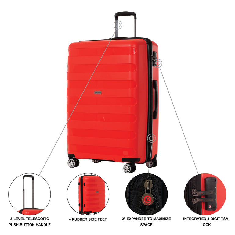 Air Canada Eerie Grande Valise Rigide