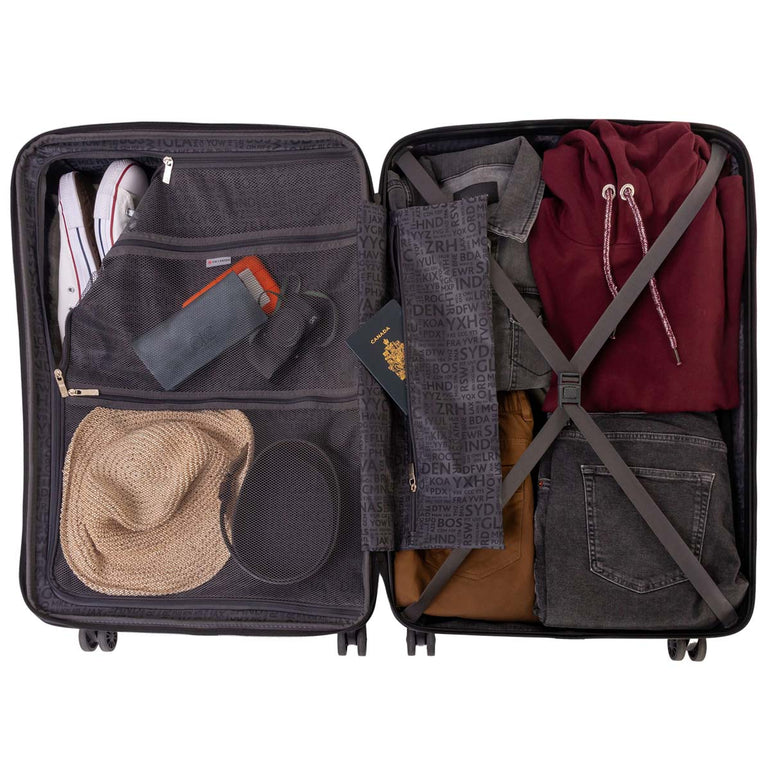 Air Canada Tokyo Ensemble de 3 valises rigides extensibles