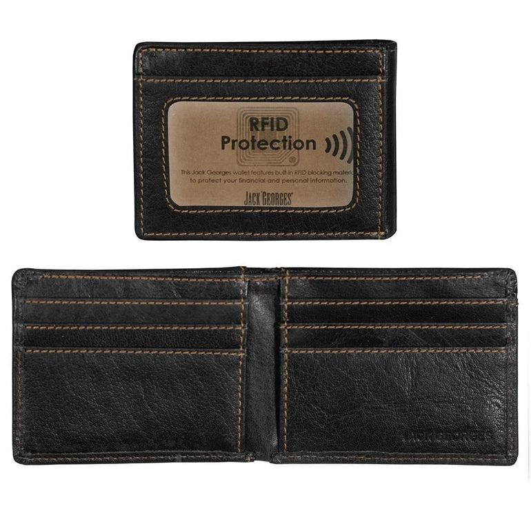 Jack Georges Voyager Slim Bifold Wallet