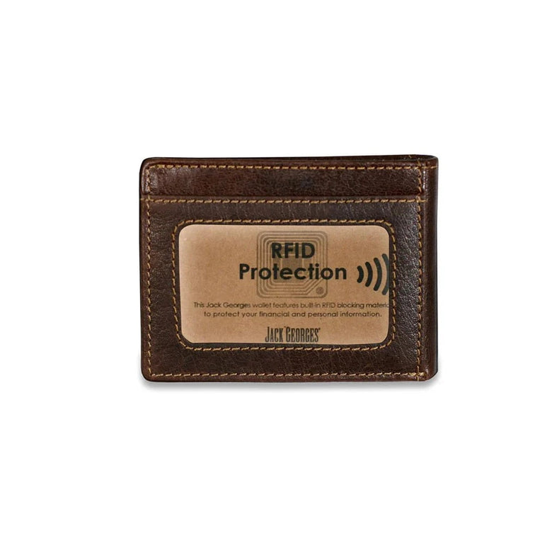 Jack Georges Voyager Slim Bifold Wallet