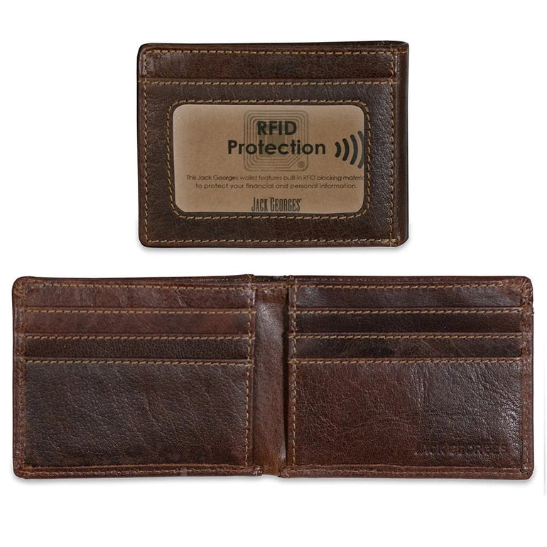Jack Georges Voyager Slim Bifold Wallet