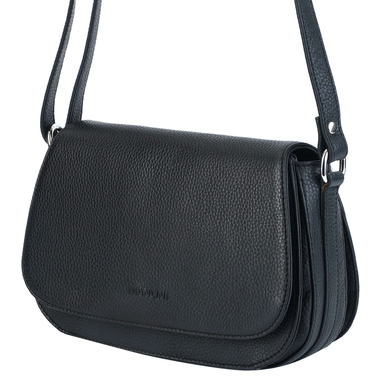 Mancini Pebbled Isabella Sac à bandoulière