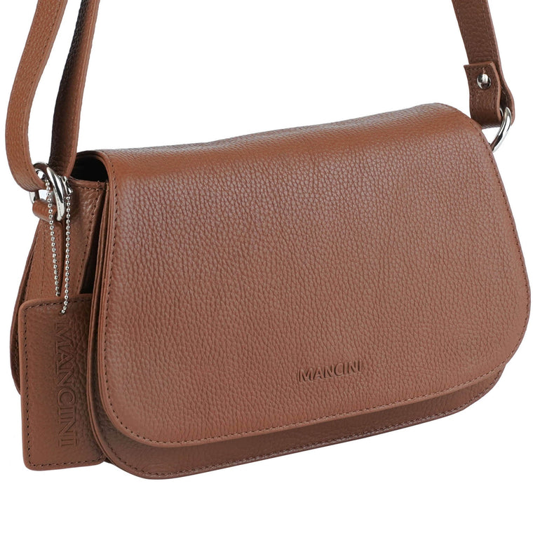 Mancini Pebbled Isabella Sac à bandoulière