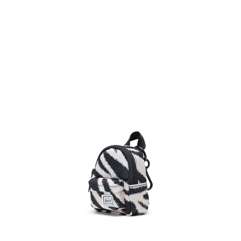 Herschel Classic Backpack Bag Charm - Zebra