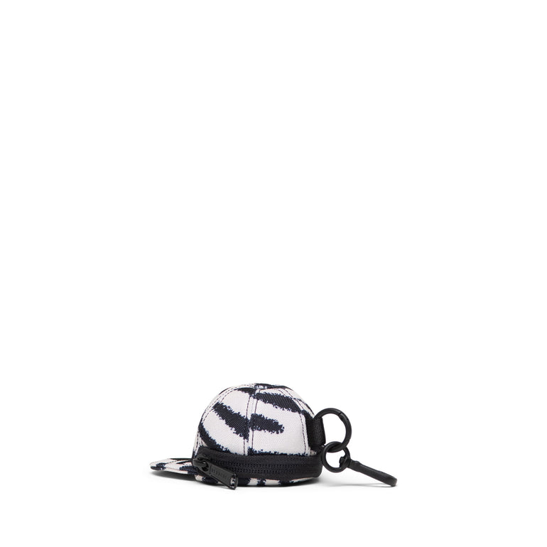 Sylas Classic Cap Bag Charm - Zebra