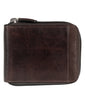Mancini Collection CASABLANCA Portefeuille pour Hommes à Fermeture Éclair avec Porte-Cartes Amovible (Sécurisé RFID)