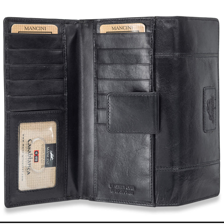 Mancini CASABLANCA Portefeuille RFID Moyen pour Dames