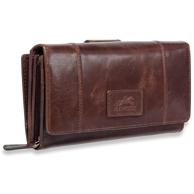 Mancini CASABLANCA Portefeuille RFID Moyen pour Dames