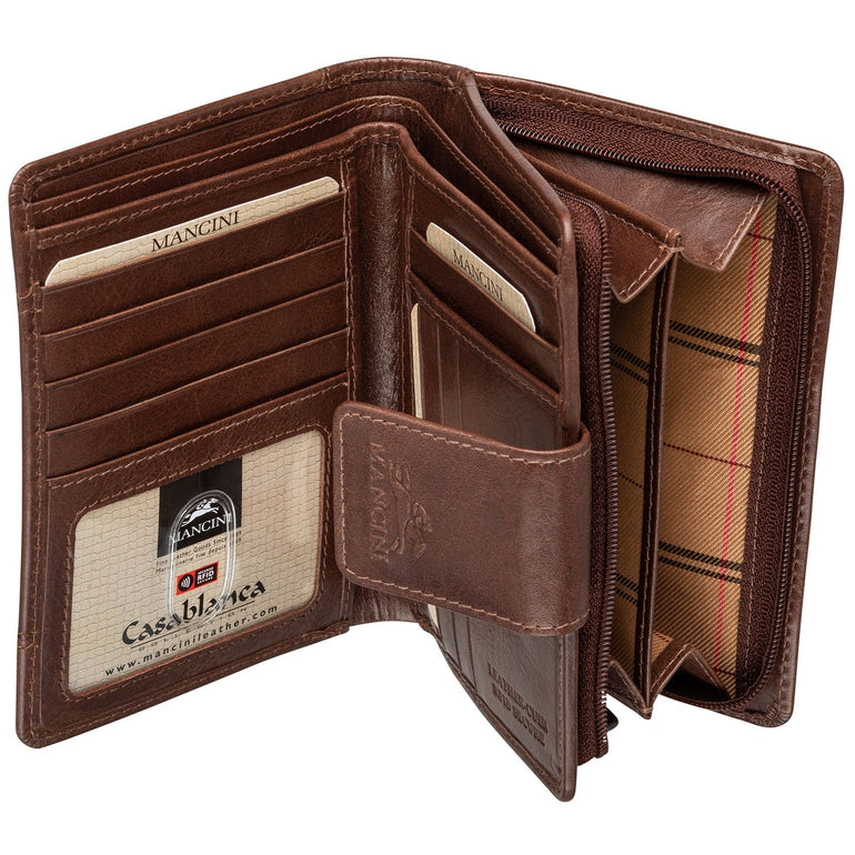 Mancini CASABLANCA Portefeuille RFID Moyen pour Dames