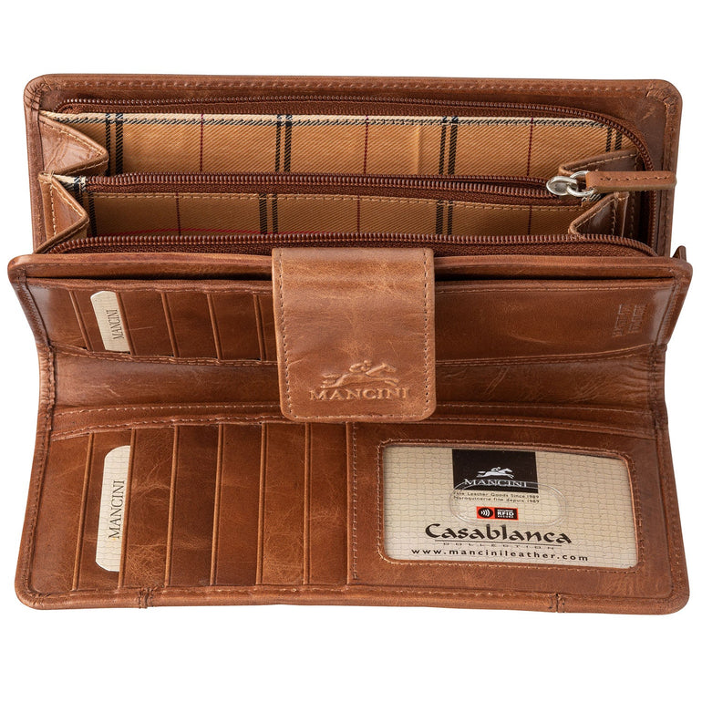 Mancini CASABLANCA Portefeuille RFID pour Dames