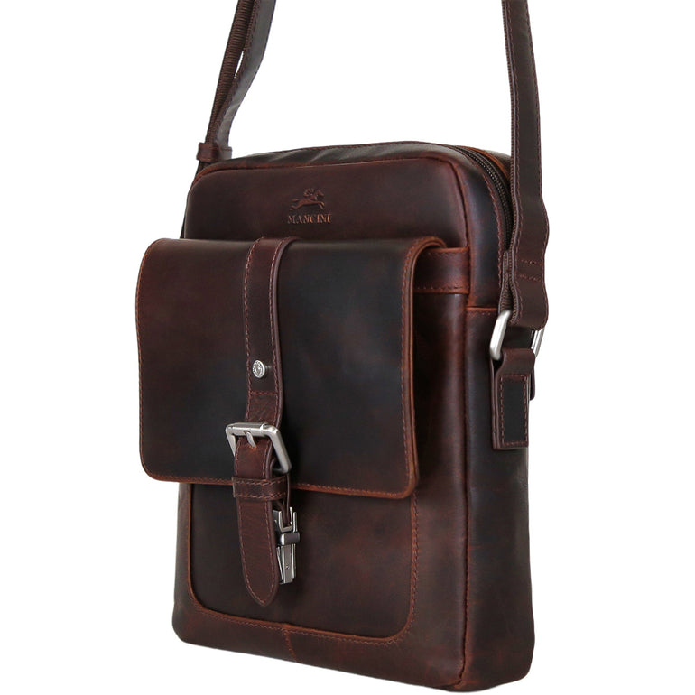 Mancini Buffalo Crossbody Bag