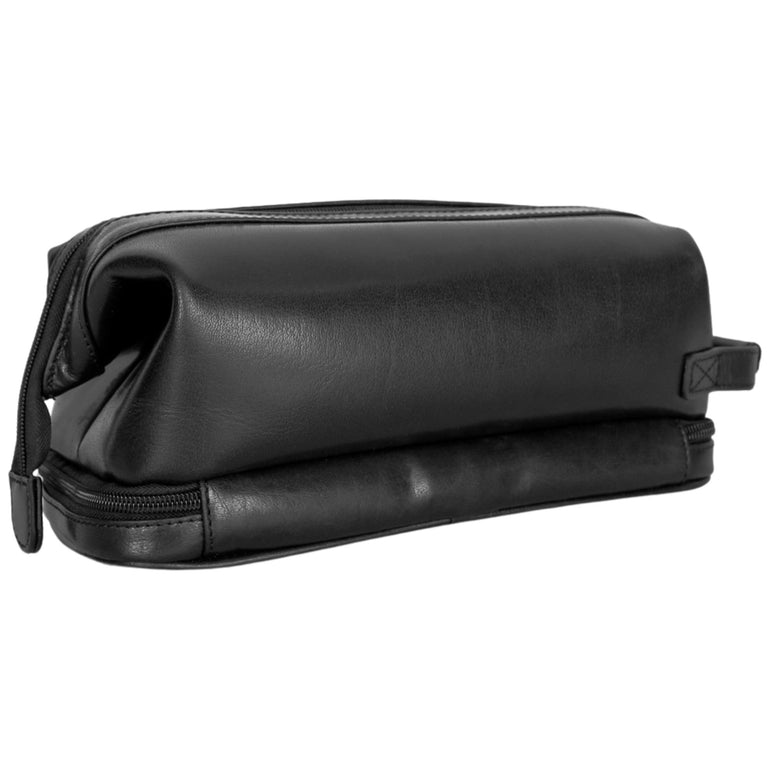 Mancini Classic Toiletry Kit with Zippered Organizer