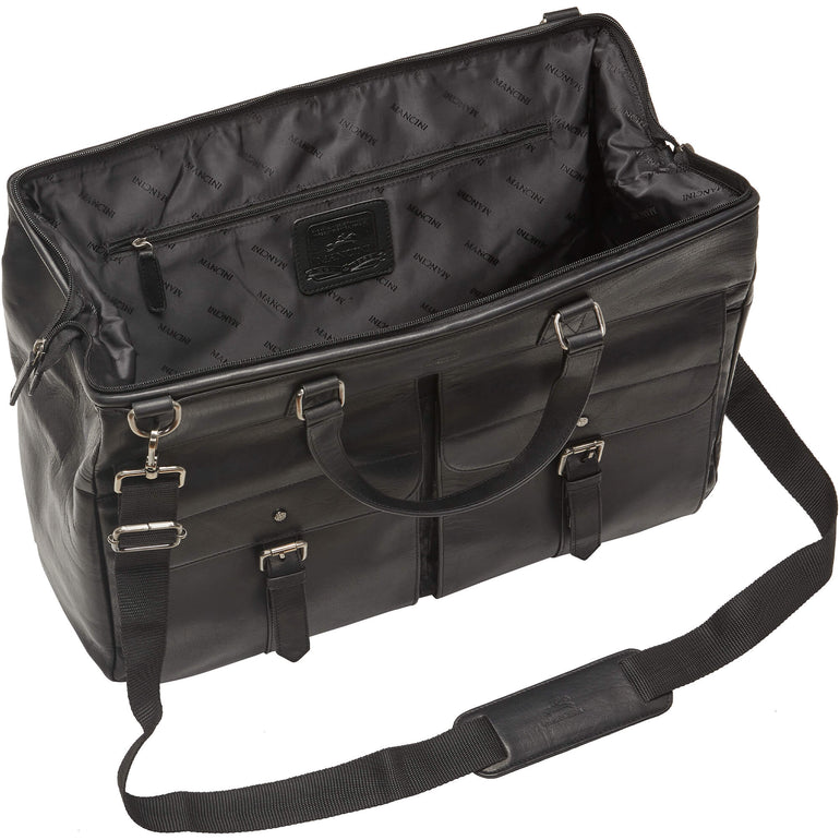 Mancini Buffalo Dowel Rod Duffle Bag for Carry-On Travel