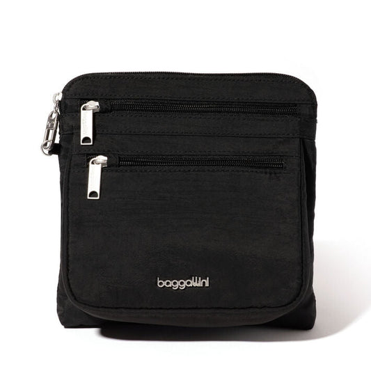 Baggallini Securtex Sac à bandoulière antivol