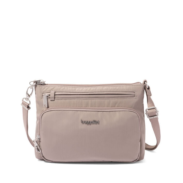 Baggallini Securtex Keepsake Sac bandoulière antivol