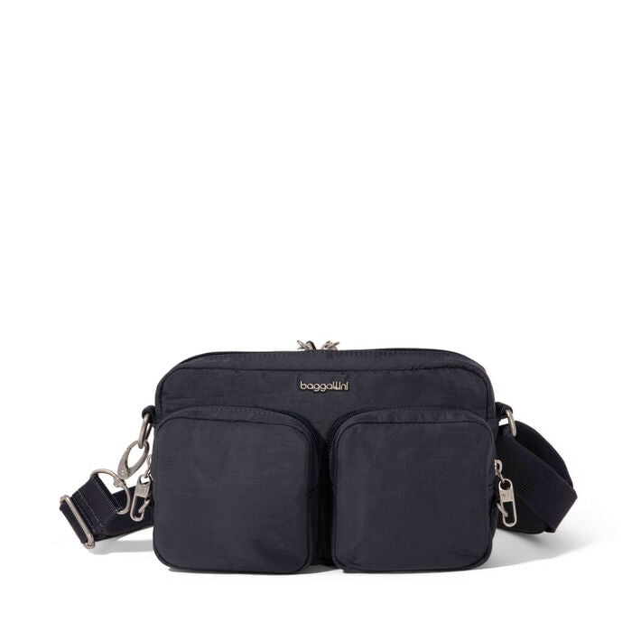 Baggallini Securtex Treasure Sac bandoulière antivol -French Navy