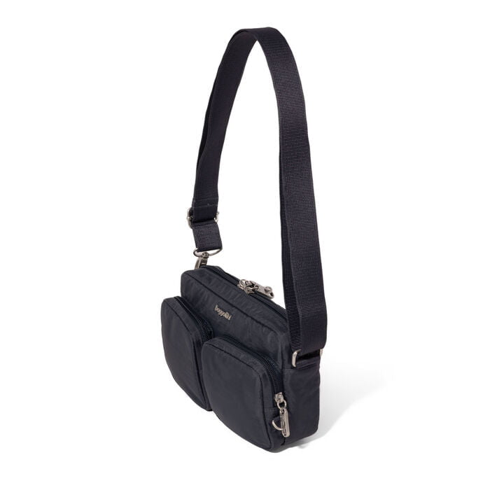 Baggallini Securtex Anti-Theft Treasure Crossbody - French Navy