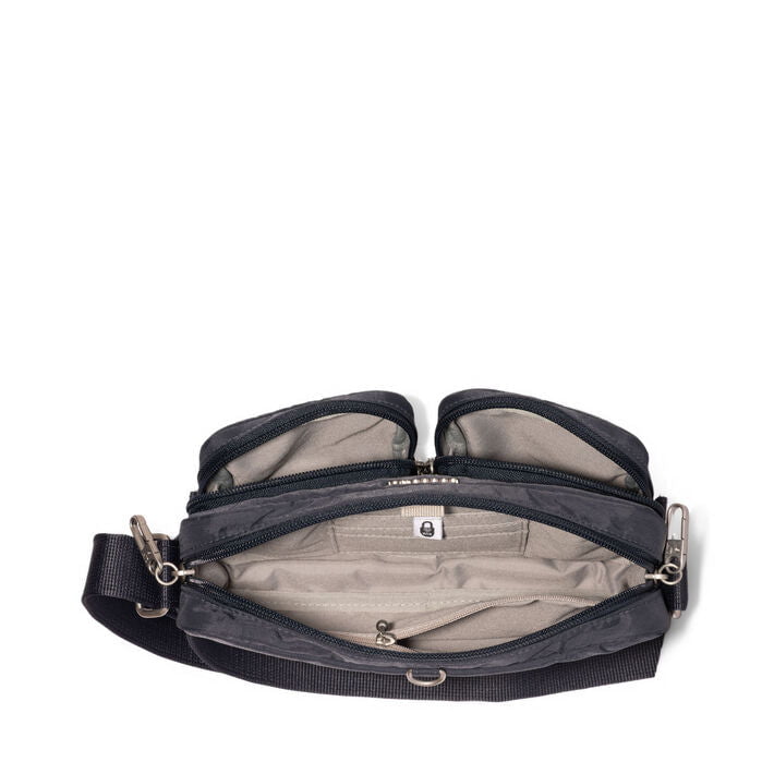 Baggallini Securtex Anti-Theft Treasure Crossbody - French Navy