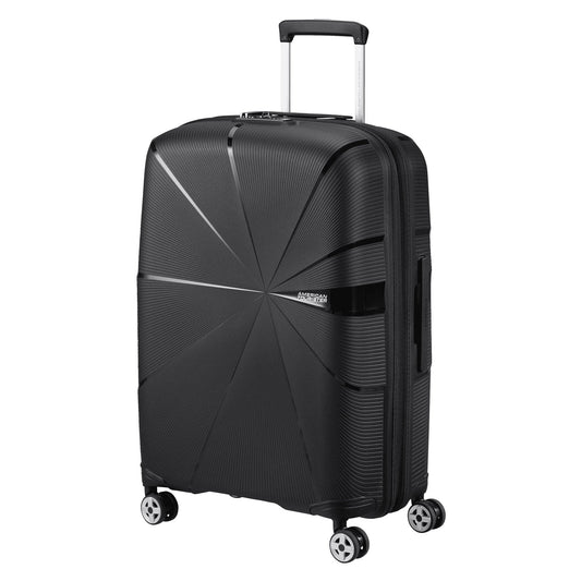 American Tourister Starvibe Spinner Medium Expandable Luggage - Black