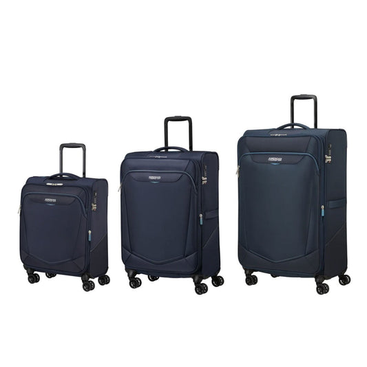 American Tourister Summerride Ensemble de bagages à roulettes extensible en 3 pièces