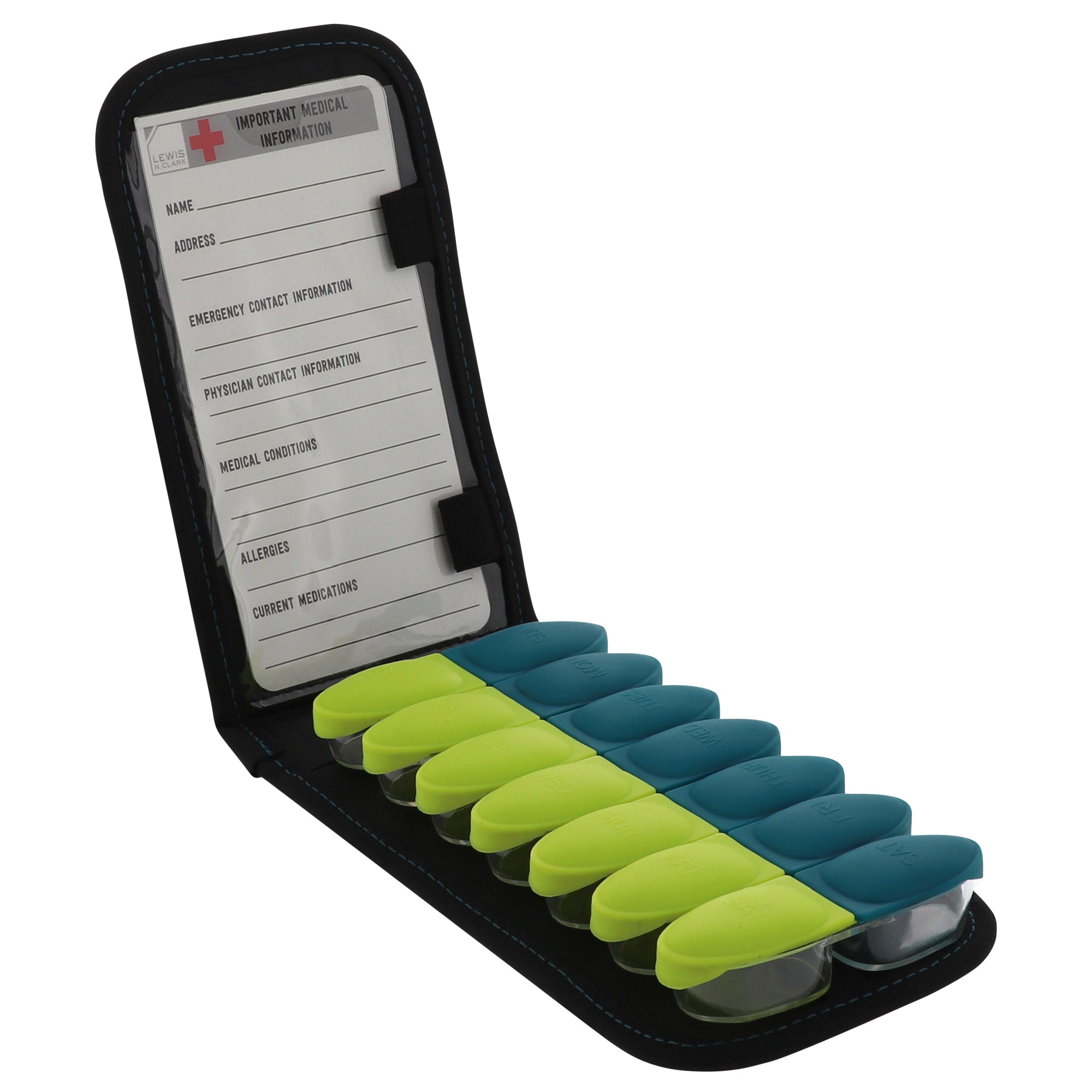 Lewis N. Clark BeWell Lift Magnetic Pill Organizer