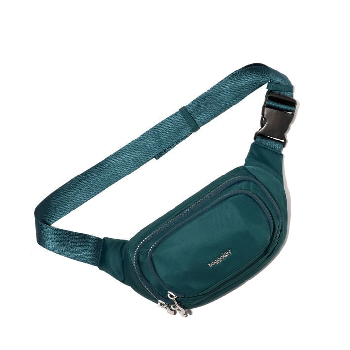 Baggallini On The Go Sac de taille - Emerald Twill