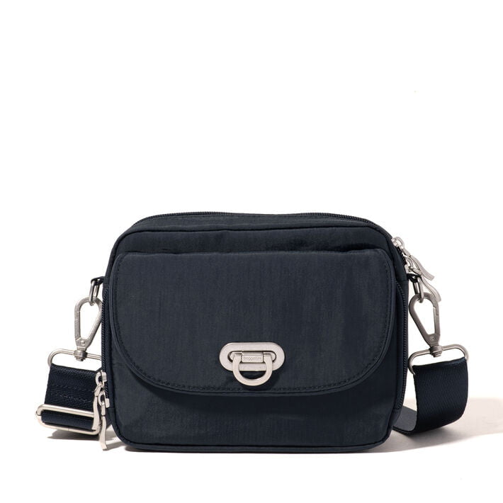 Baggallini Coastal Flip Lock Sac pour appareil photo bandoulière