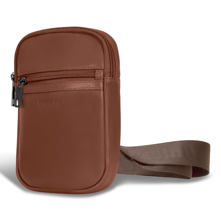 Champs Onyx Sac bandoulière en cuir style holster