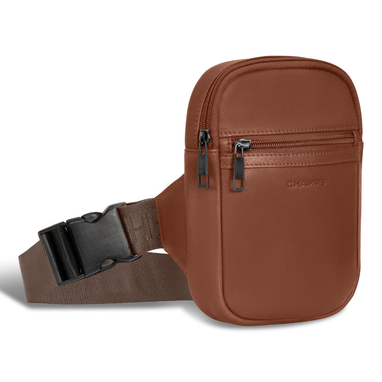 Champs Onyx Sac bandoulière en cuir style holster