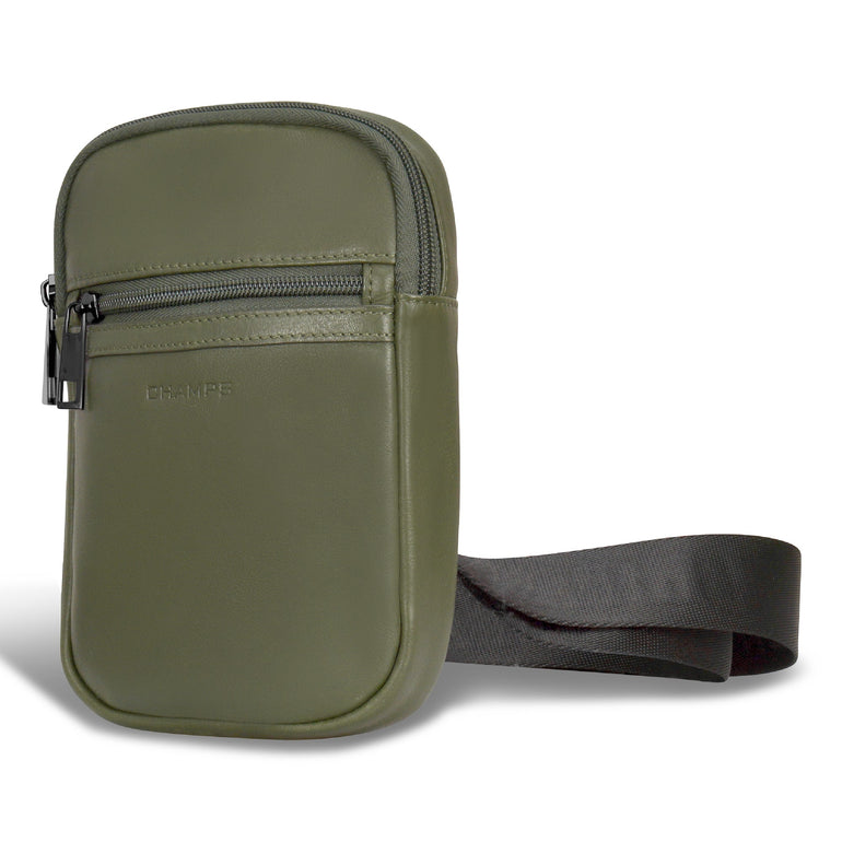 Champs Onyx Sac bandoulière en cuir style holster