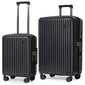 Explorer Destinations Expandable 2-Piece Luggage Set (Carry-On & Medium)