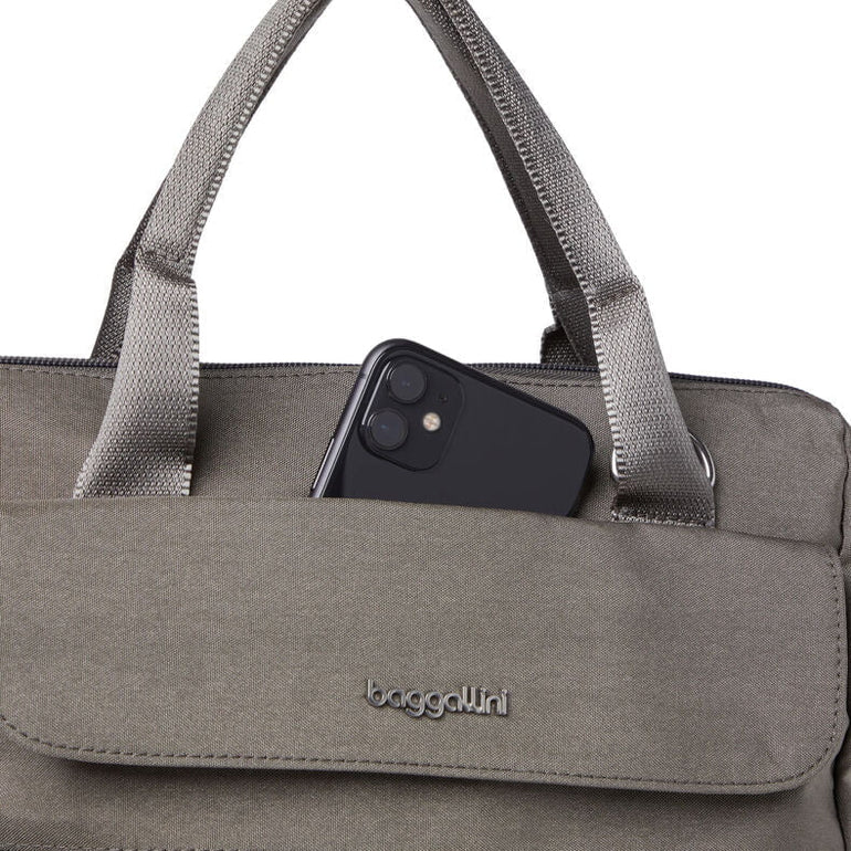 Baggallini Modern Everywhere Sac à dos pour ordinateur portable - Sterling Shimmer