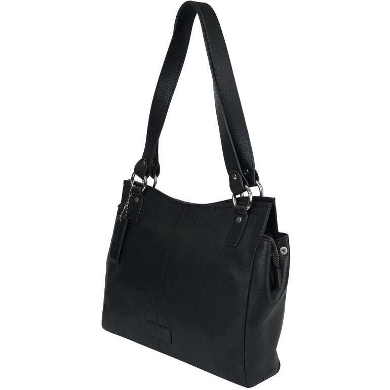 Mancini Pebbled Kelsea Sac à épaule