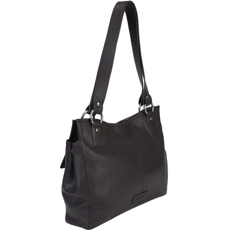 Mancini Pebbled Kelsea Sac à épaule